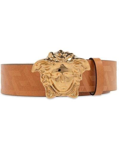 mens brown versace belt|authentic Versace belt.